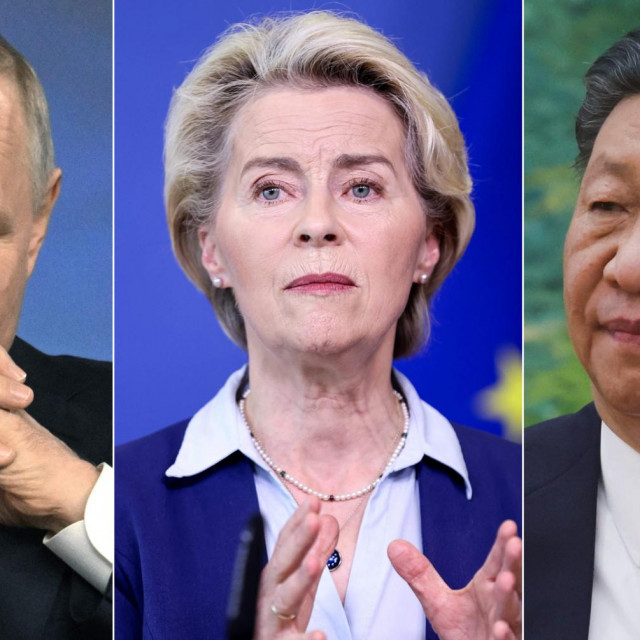 Putin, Von der Leyen, Xi Jinping