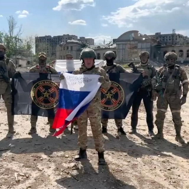 Prigožin i wagnerovci u Bahmutu