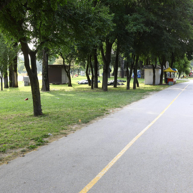 Mjesto gdje je vozilo Hitne naletjelo na troje maloljetnika