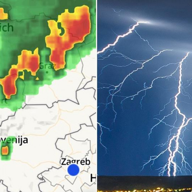 Nevrijeme se približava Hrvatskoj