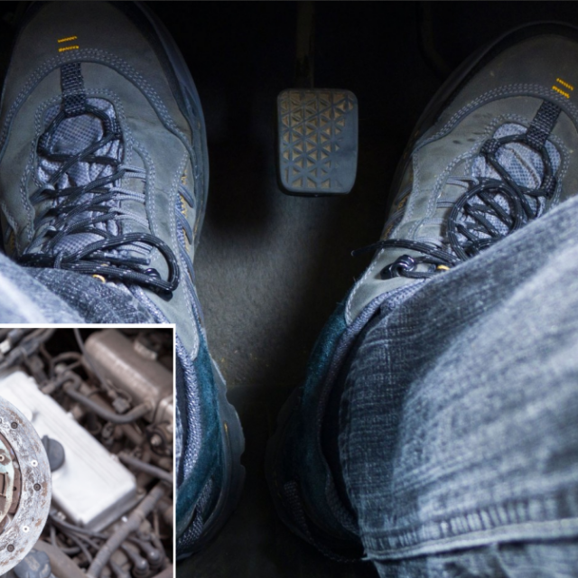 Korištenje kvačila (ilustracija)