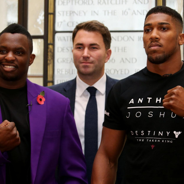 Anthony Joshua, Dillian Whyte i Eddie Hearn