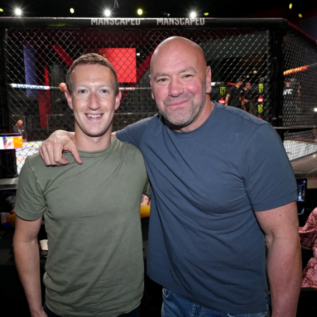 Mark Zuckerberg i Dana White