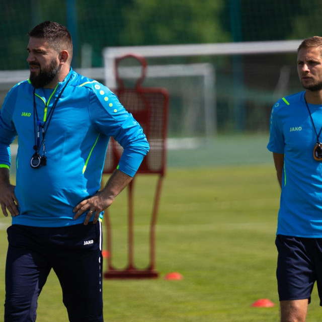 Ivan Radeljić i Mario Gregurina, pomoćni treneri Slavena Belupa