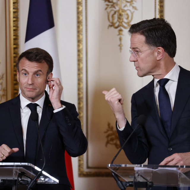 Emmanuel Macron, Mark Rutte