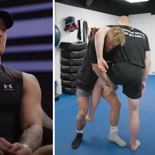 Conor McGregor (lijevo) i Jake Paul (desno)