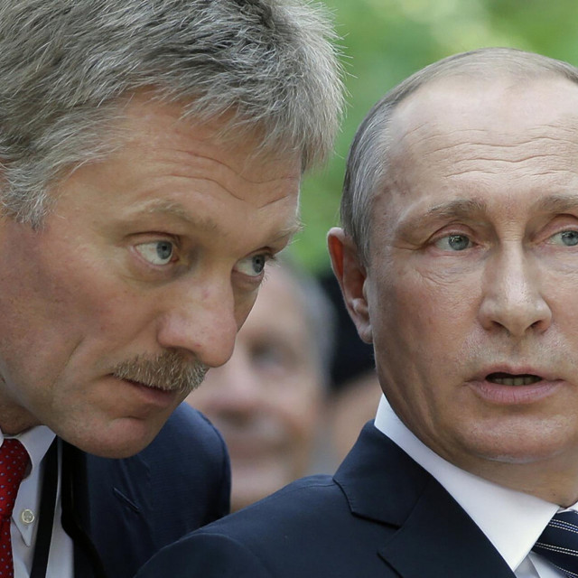 Dmitrij Peskov i Vladimir Putin