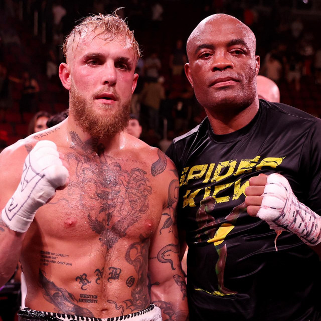 Jake Paul i Anderson Silva