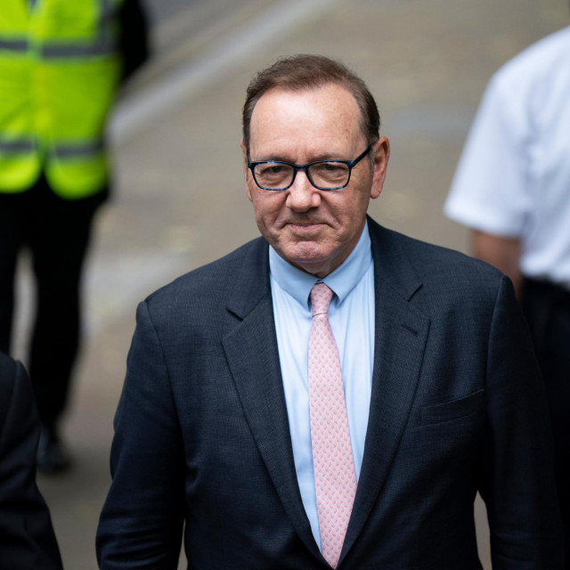 Kevin Spacey na prvom danu suđenja 28. lipnja 2023.
