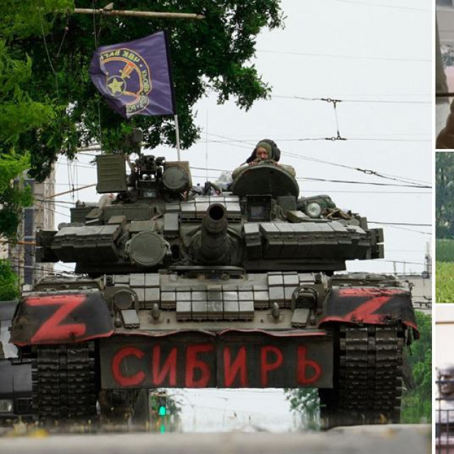 Prizori tijekom kratkotrajne pobune Wagnerovaca