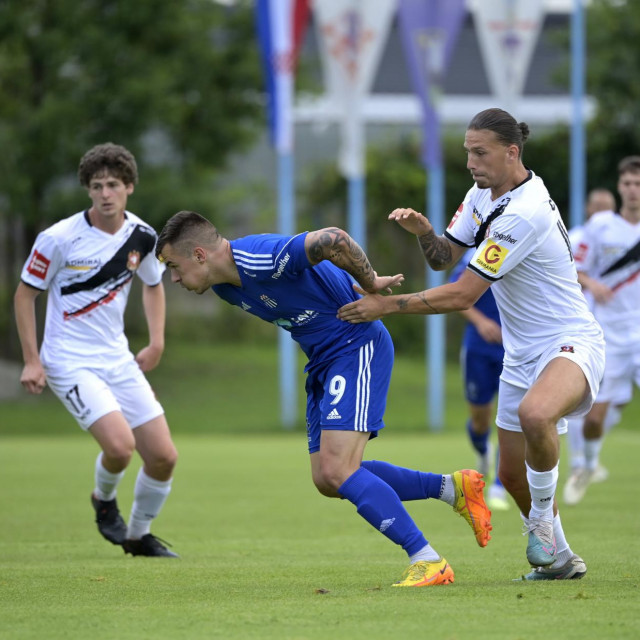 Detalj s utakmice Rudeša i Gorice