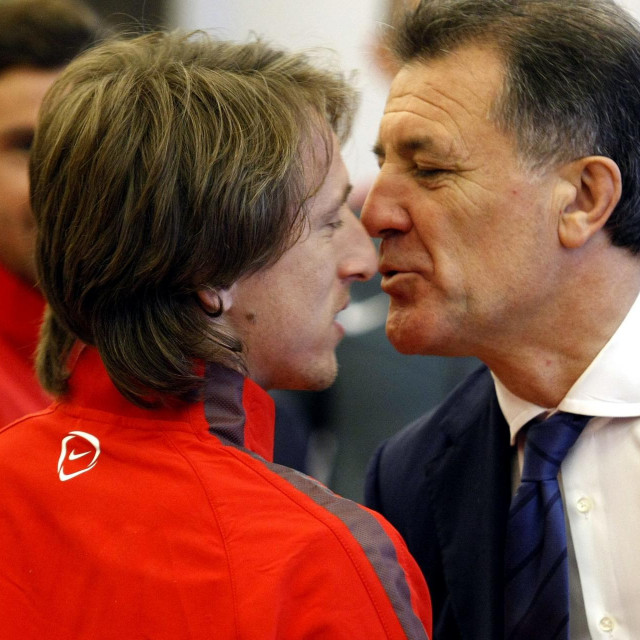 Luka Modrić i Zdravko Mamić 2015.