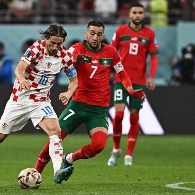 Hakim Ziyech i Luka Modrić