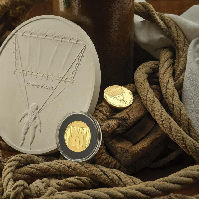 Zlatna numizmatička kovanica „Inovacije Fausta Vrančića“