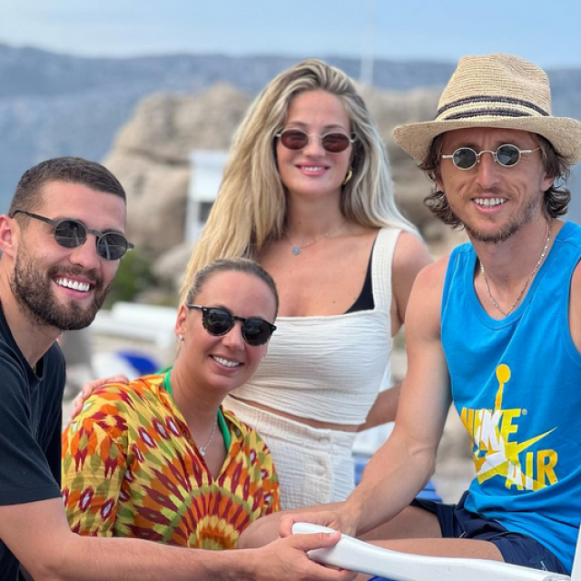 Mateo i Izabel Kovačić, te Luka i Vanja Modrić i lani su se odmarali na Jadranu