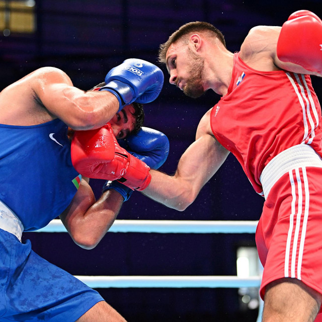 Gabrijel Veočić, Europske igre, polufinale