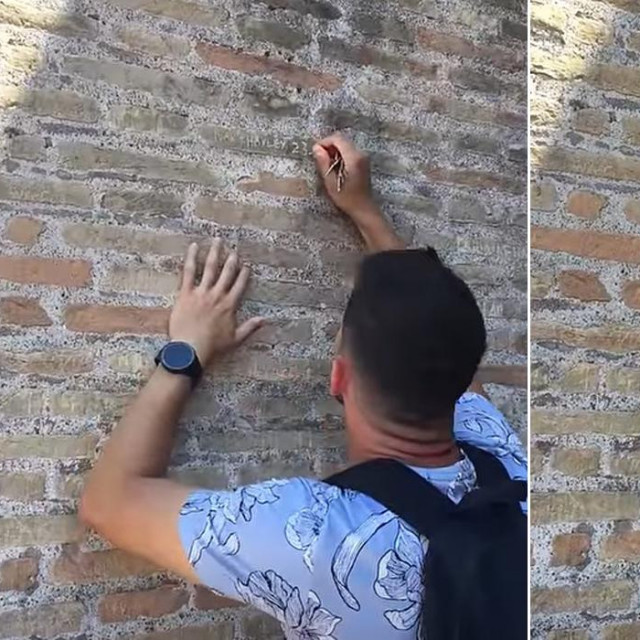 vandaliziranje Koloseuma