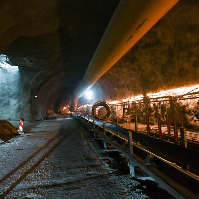 Radovi u drugoj cijevi tunela Učka
