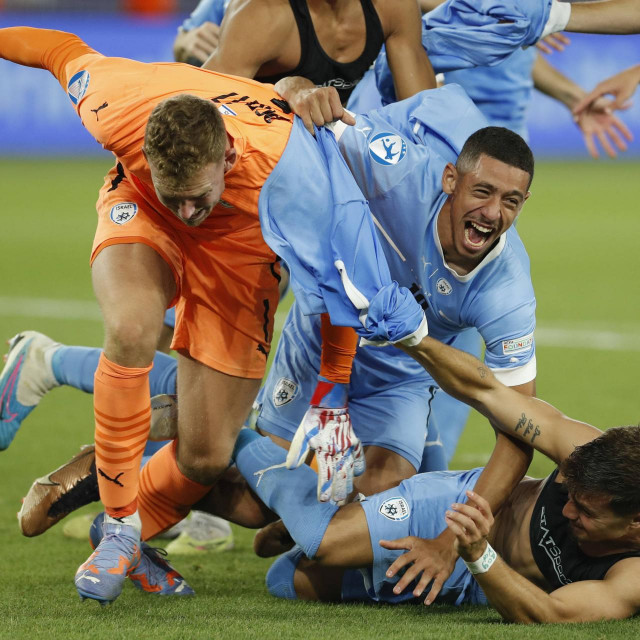 Slavlje izraelskih nogometaša