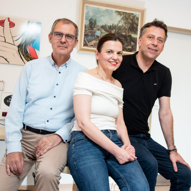 Vedran Bilić, Marija Šarić i Darko Marčinko