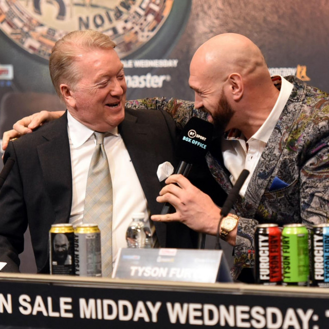 Frank Warren i Tyson Fury 