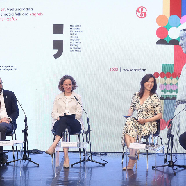 Tomislav Tomašević, Nina Obuljen Koržinek, Martina Bienenfeld i Franjo Ridjan