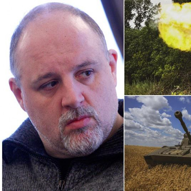 Igor Tabak; prizor s fronte u Ukrajini; ukrajinske trupe u oklopnom vozilu; Viktor Orban