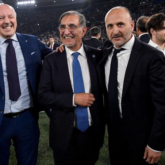 Giuseppe Marotta, Ignazio La Russa i Piero Ausilio
