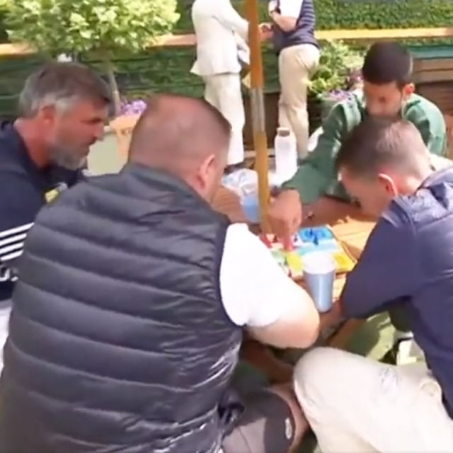 Goran Ivanišević i Novak Đoković