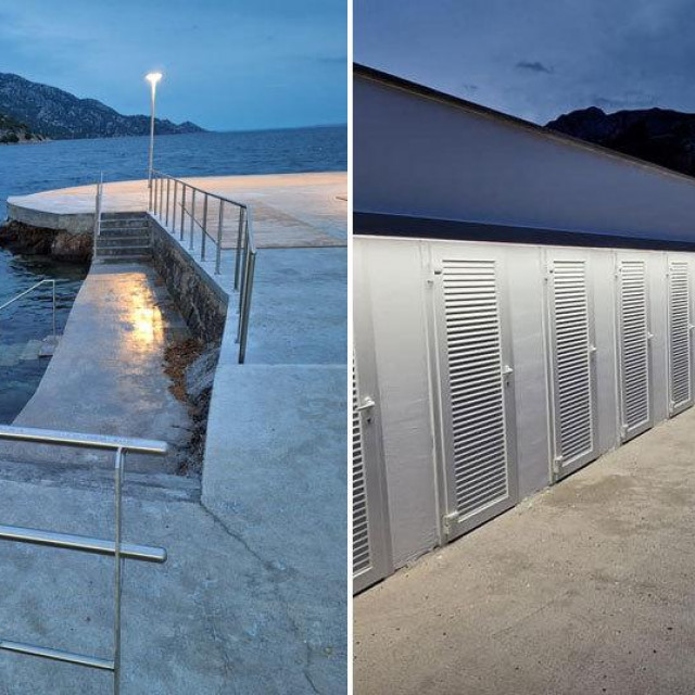 Gradska plaža u Karlobagu
