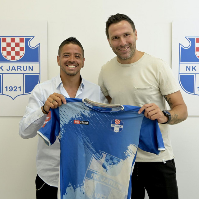 Luis Ibáñez i trener Jerko Leko 