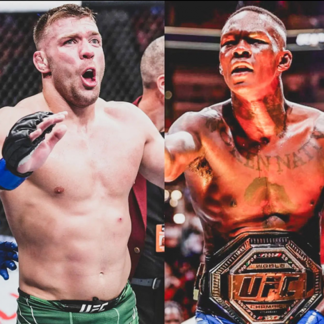 Dricus Du Plessis (lijevo) i Israel Adesanya (desno)