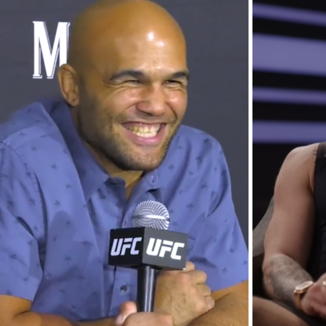 Robbie Lawler (lijevo) i Conor McGregor (desno)