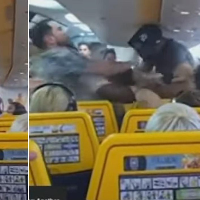 Tučnjava na Ryaniarovu letu