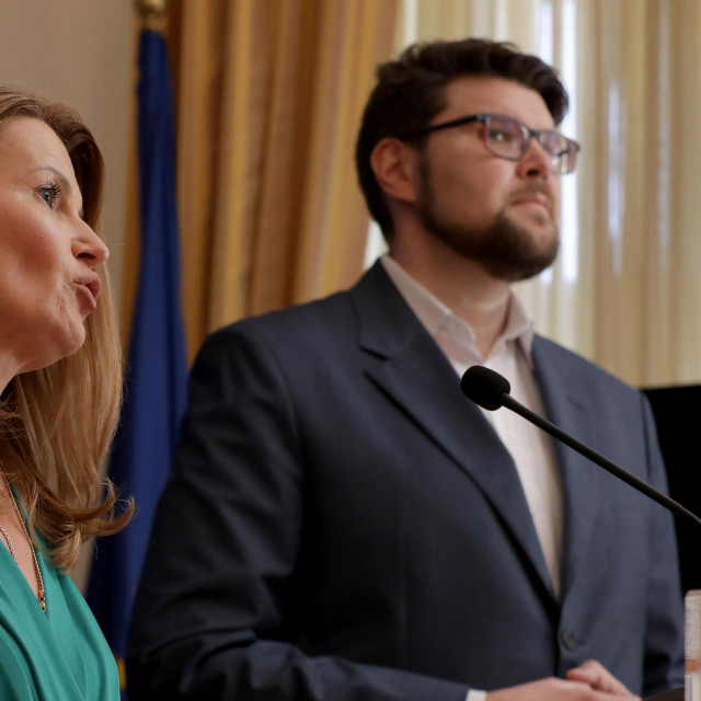 Sabina Glasovac i Peđa Grbin