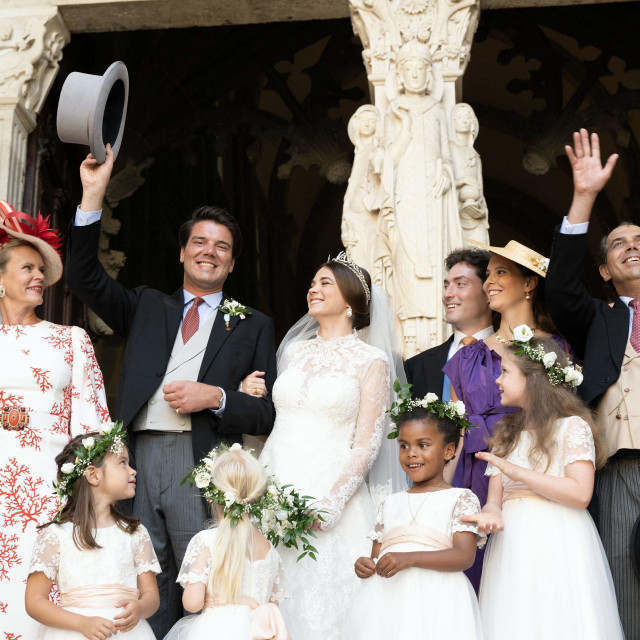 Vjenčanje princa Amauryja od Bourbon-Parme i Pelagije Mac Mahon u Francuskoj je okupilo uzvanike iz europskih kraljevskih kuća