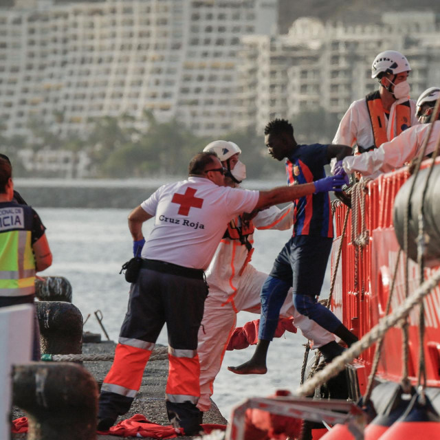 Spašavanje migranata na otoku Gran Canaria