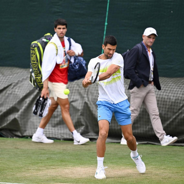 Carlos Alcaraz i Novak Đoković