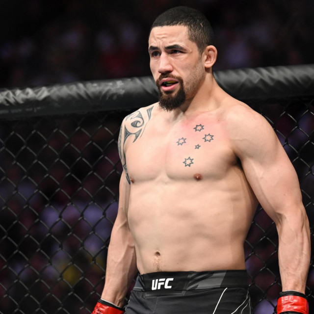 Sep 3, 2022; Paris, FRANCE; Robert Whittaker (red gloves) before his fight against Marvin Vettori (blue gloves) during UFC Fight Night at Accor Arena.,Image: 719251535, License: Rights-managed, Restrictions: *** World Rights ***, Model Release: no, Credit line: USA TODAY Network/ddp USA/Profimedia