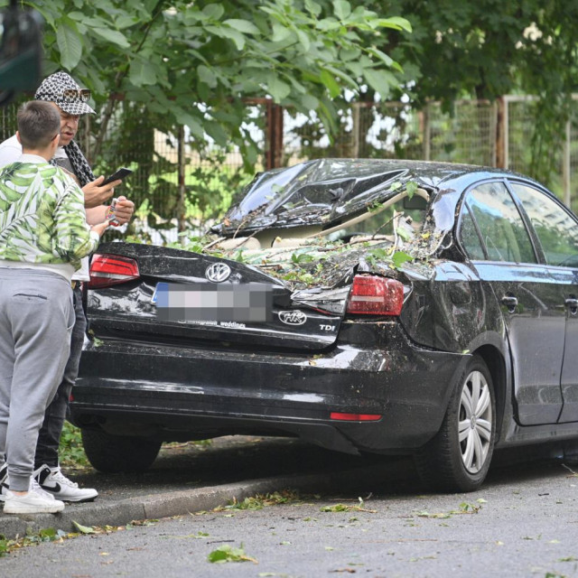 Posljedice nevremena u Zagrebu