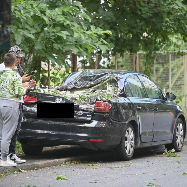 Posljedice nevremena u Zagrebu