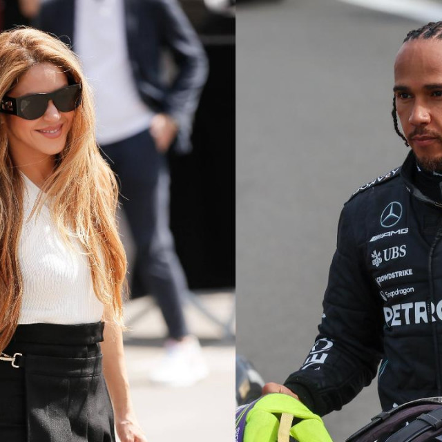 Shakira i Lewis Hamilton