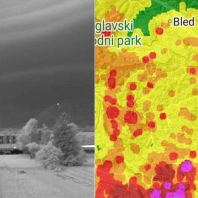 Ilustracija, nevrijeme koje se bliži Sloveniji