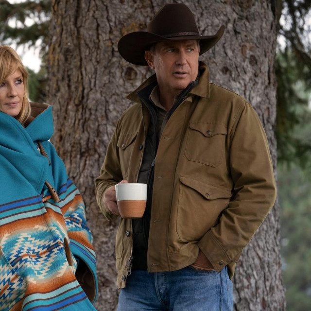 Kelly Reilly i Kevin Costner u ‘Yellowstoneu‘
 