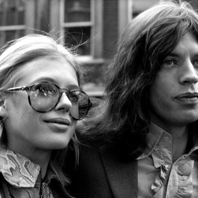 Marianne Faithfull i Mick Jagger, 1969.