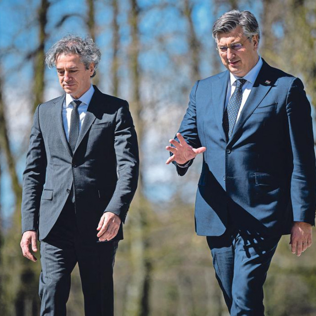 Robert Golob i Andrej Plenković