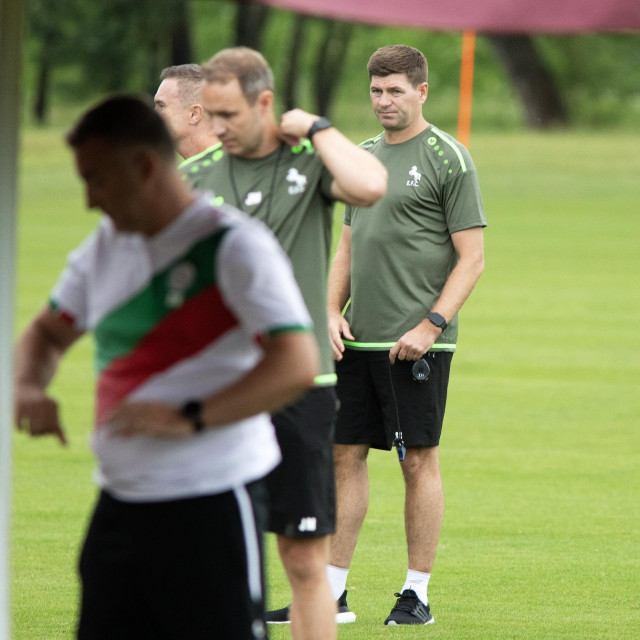Gerrard na treningu u Svetom Martinu na Muri