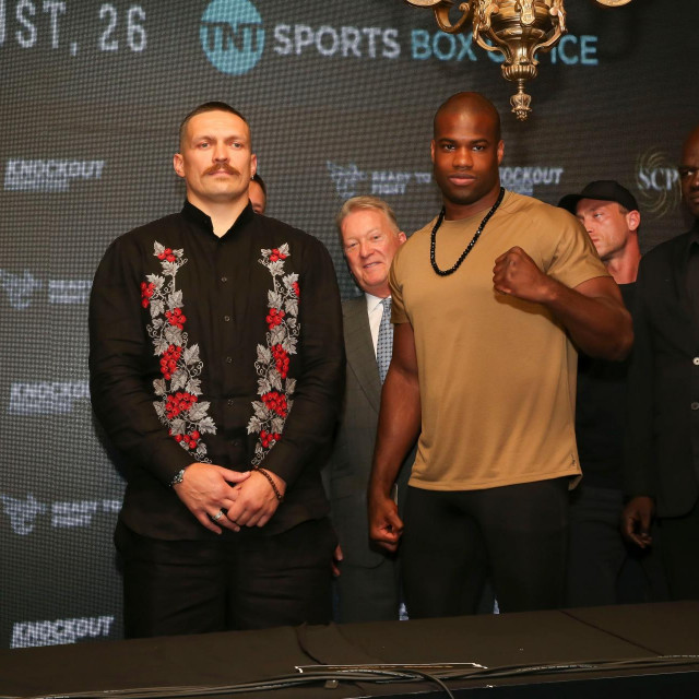 Oleksandr Usyk i Daniel Dubois