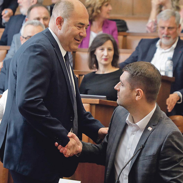 Šef HEP-a Frane Barbarić i ministar Davor Filipović