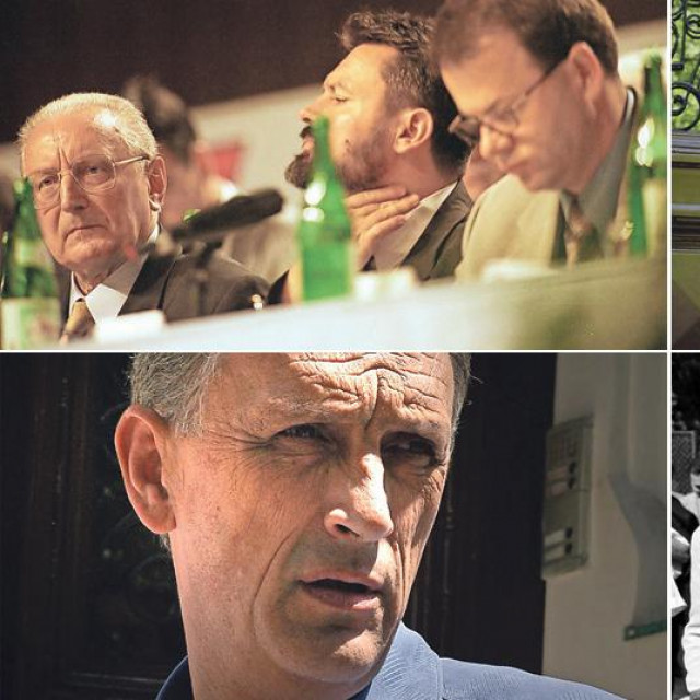 Tuđman, Krpina i Pašačić; Josip Peković; Markica Rebić; Glavaš i Gojko Šušak